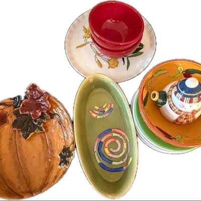 Mixed Ceramic & Kitchenware Lot – Seasonal & Everyday Pieces