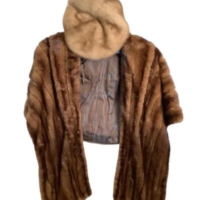 Alaska Arctic Furs-Stole & Hat