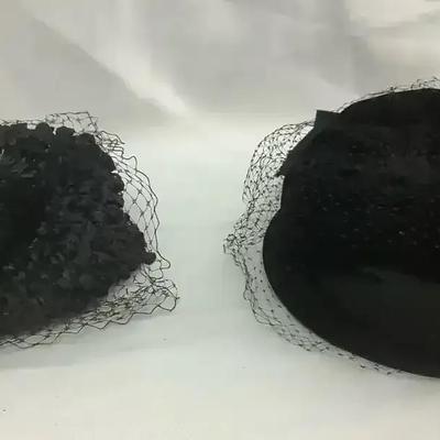 Black Vintage Women's Hats 