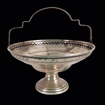 Vintage Sterling, Footed Basket 