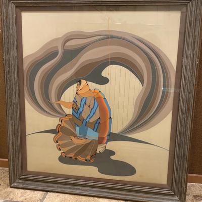 The storm” framed print buck saunders gallery scottsdale