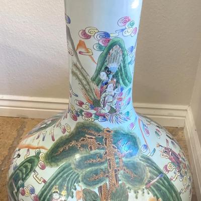 Large chinese floor vase