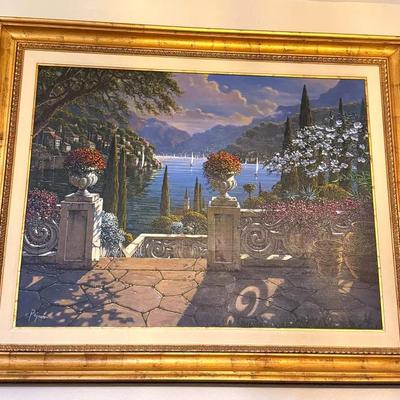 Eternal lake como" bob pejman painting