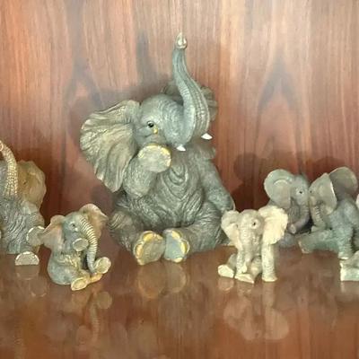 Elephants by tuskers paw prints