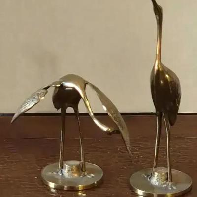 Brass cranes