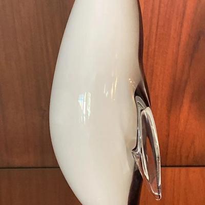 Italian blown glass penguin formia