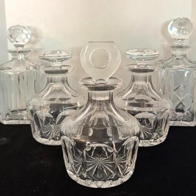 Glass decanters