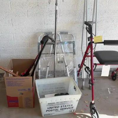 Medical equipment rollator walker