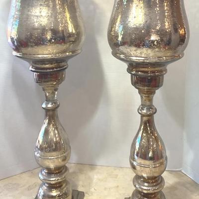 Yasmin glass candle stands