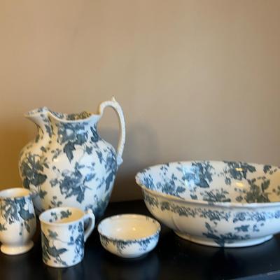 Floral Furnivals England Antique Pottery