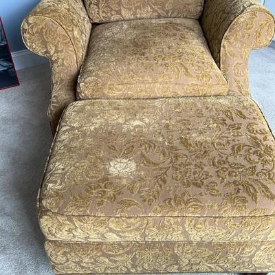 Martha Stewart Signature Upholstered Chair And Ottoman