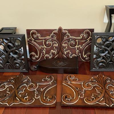 Assorted Wooden Decor