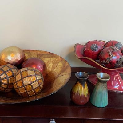 Decorative Bowls, Balls & Vases