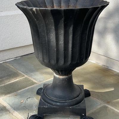 Black Cast Iron Planters