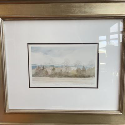 Print Of The Blue Ridge Mountains