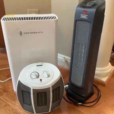 Two Space Heaters & An Air Purrifyer