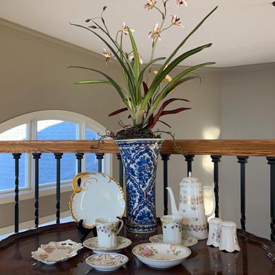 Collection Of Gold Trimmed Vintage China