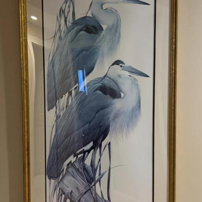 Print Of Blue Herons