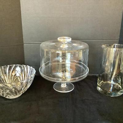 Trio Of Glass Serving Dishes