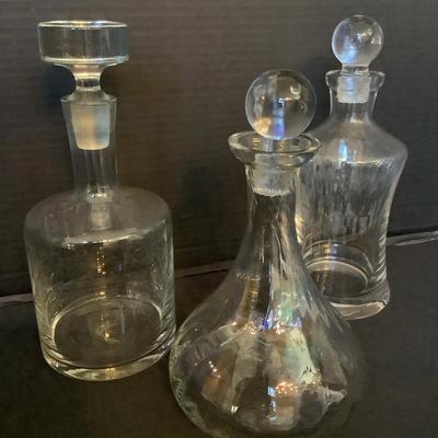 Collection Of Decanters (3)