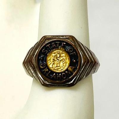 Vintage State of Oklahoma Ring