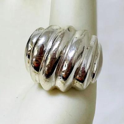 Sterling Silver Dome Ring