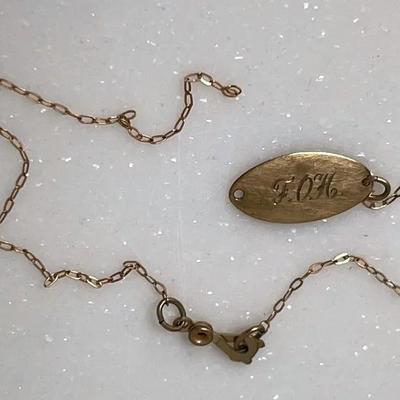 10K Gold ID Bracelet