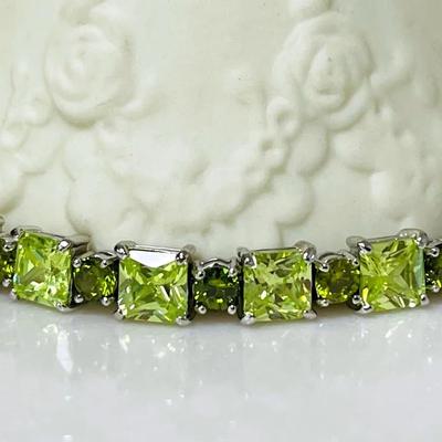 Sterling Silver Fashion Tennis Bracelet