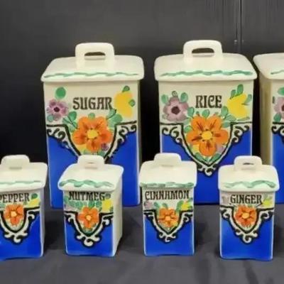 Czechoslovakian Canister Set + (WH9)