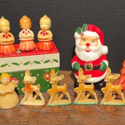 Vintage Candles & Recipe Box 