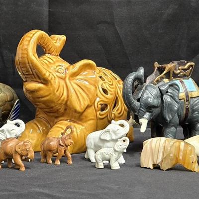 Cast Iron Elephant Bank & More (WH3)