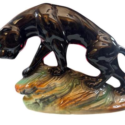 Mid Century Panther Television Lamp