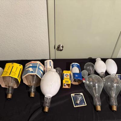Large Collection Of Vintage Lightbulbs From The 1990s