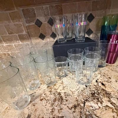 Various Drinking Glasses