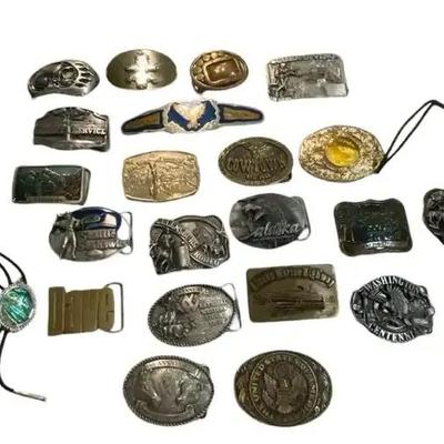 Men’s Belt Buckle & Bolo Collection
