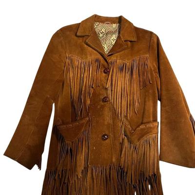 Vintage Women’s Suede Fringe Jacket