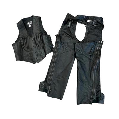 Women’s Leather Vest & Chaps