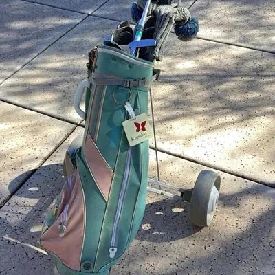 Ladies Taylor Made Golf Clubs And ADS Golf Clubs With Bag