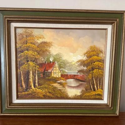 Framed Oil Painting, Artist Signed 