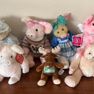 Vintage Stuffed Animal Assortment 