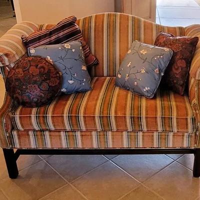 Vintage Ethan Allen Queen Anne Loveseat #2
