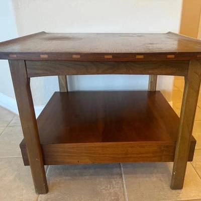 MCM Wooden End Table 