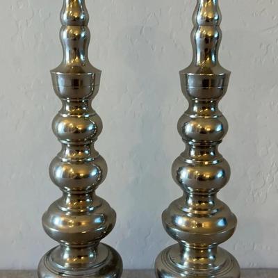 Vintage Silver Plated Candlesticks