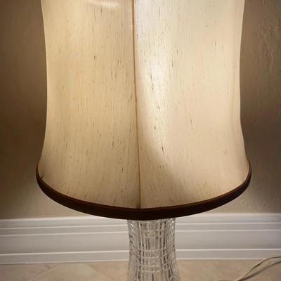 Waterford Lismore Diamond Fine Cut Crystal Table Lamp