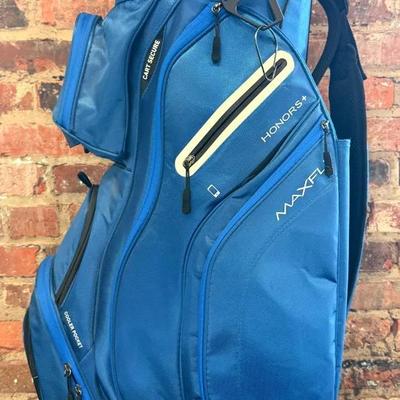 Maxfli ‘Honors +’ Golf Cart Stand/Secure Bag, Blue