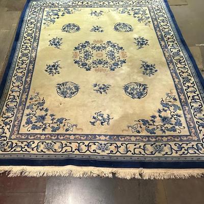 Palace Size 10'x14' Chinese Hand Knotted Wool Rug