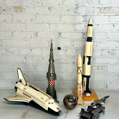 Models with Boeing CIM-10 Bomarc, Saturn 4 Stage Rocket, Apollo Saturn Model and More