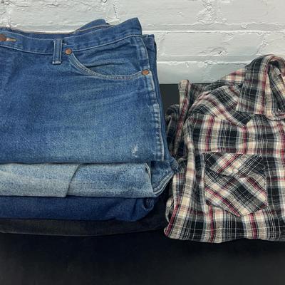 Men’s Jeans And Work shirts 