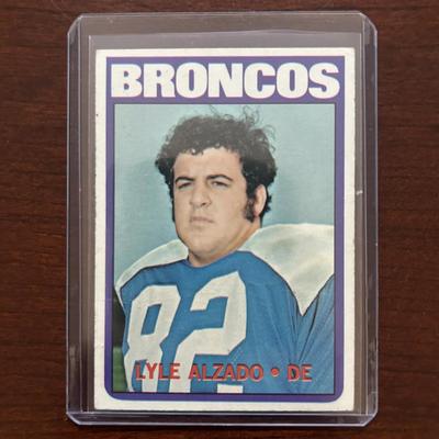 1972 Topps Football Card. Lyle Alzado - Denver Broncos. Card Number 106