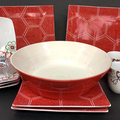 Crate And Barrel And Fitz And Floyd Ceramics